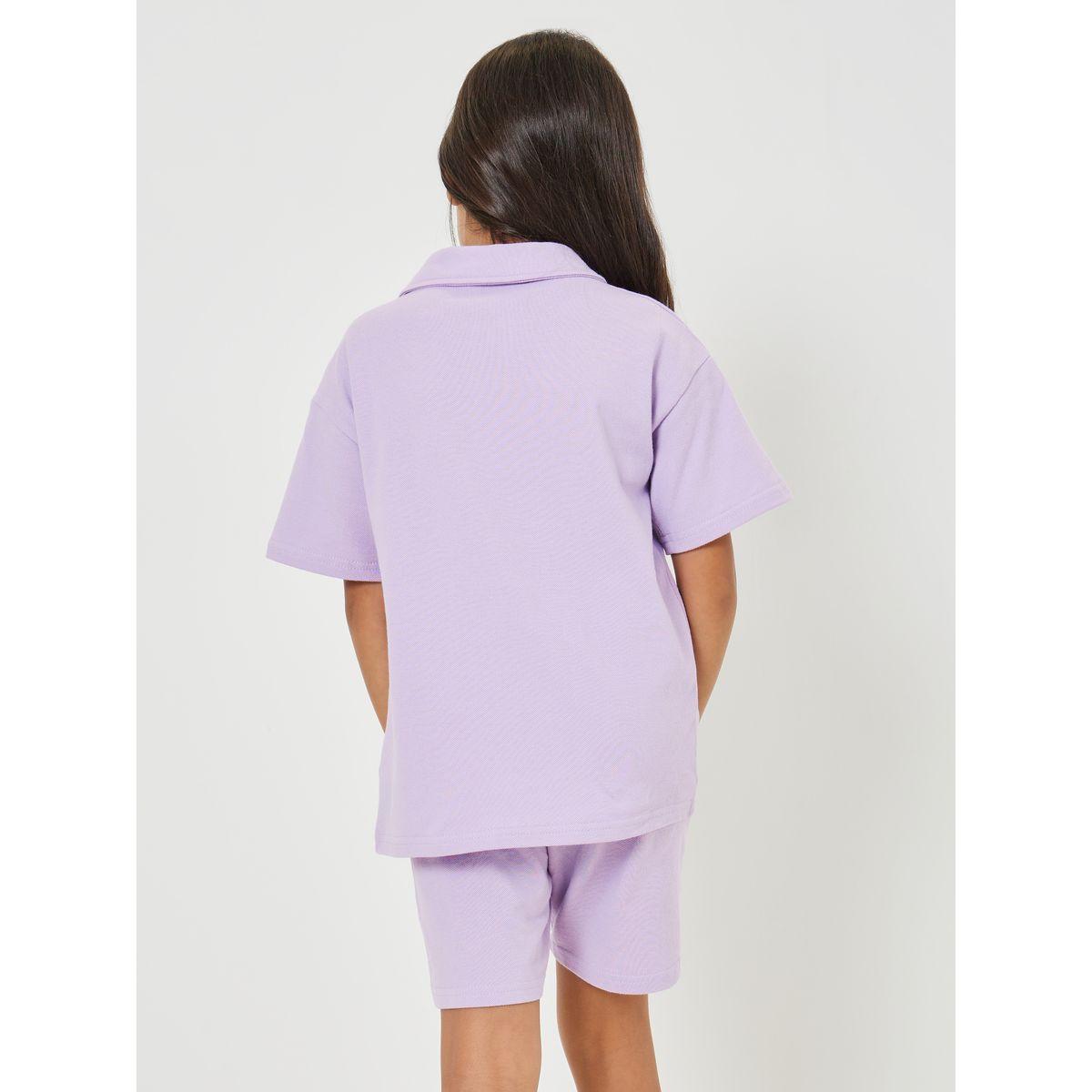 طقم بيجاما من ( تيشيرت + شورت )-girls-clothing-setsandcoords-image-4