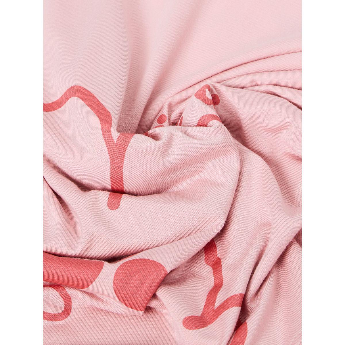 Styli Contrast Printed T-shirt & Shorts Set-girls-clothing-nightwear-image-8