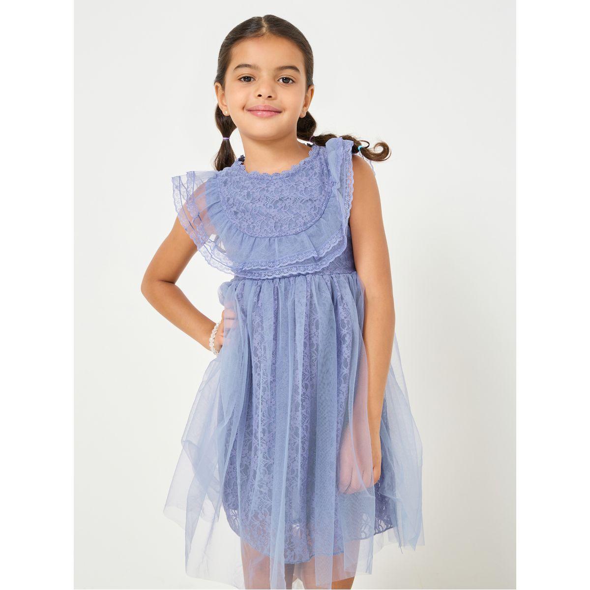 فستان بتداخلات شبكية ودانتيل-girls-clothing-dressesandjumpsuits-image-2