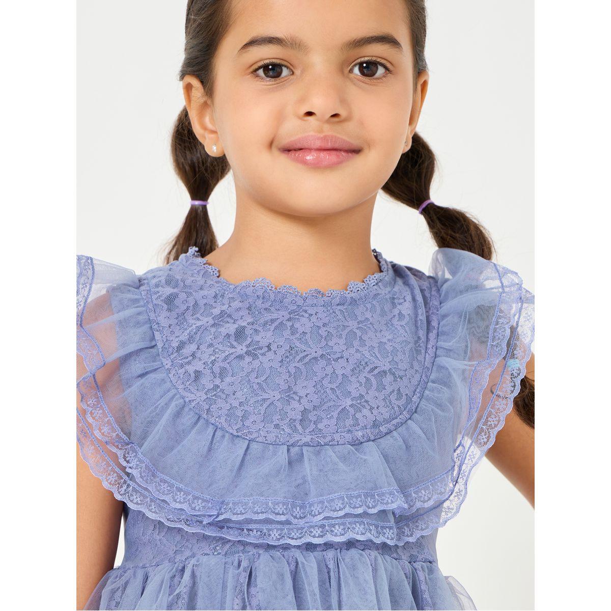 Styli Lace Mesh Overlay Dress-girls-clothing-dressesandjumpsuits-image-3