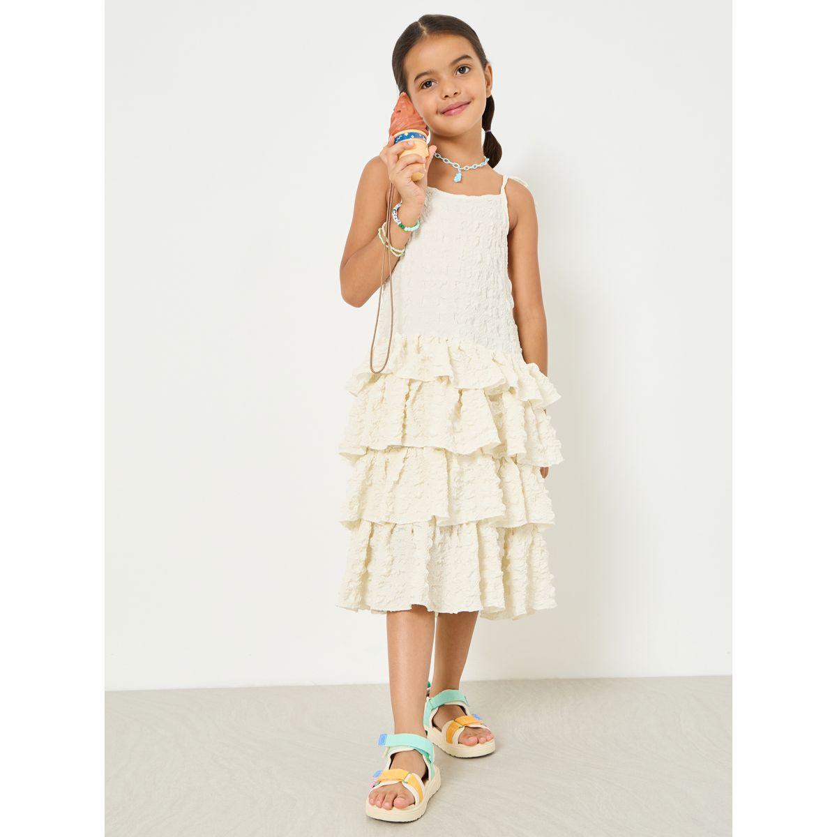 Styli Textured Layer Hem Strappy Dress-girls-clothing-dressesandjumpsuits-image-2