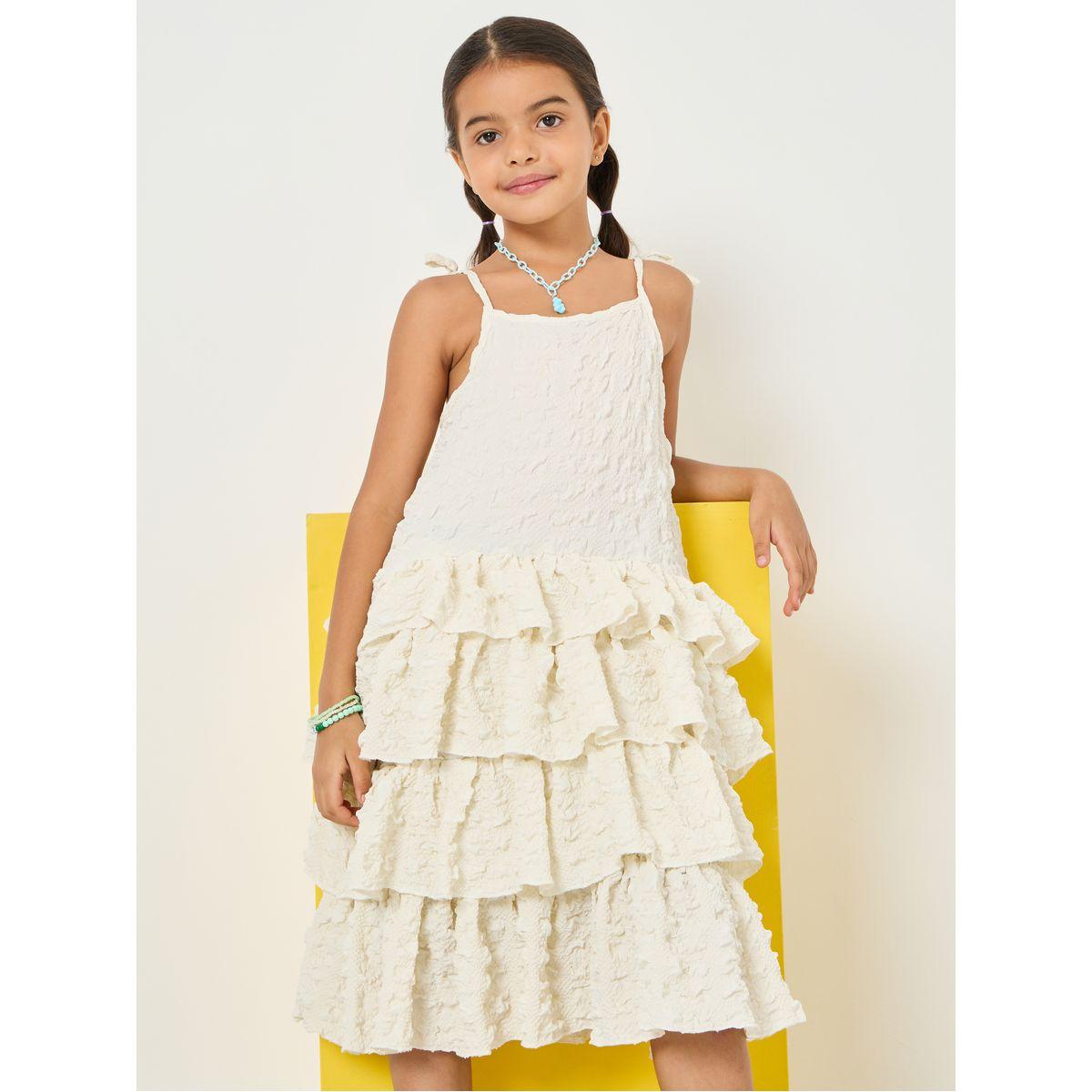 Styli Textured Layer Hem Strappy Dress-girls-clothing-dressesandjumpsuits-image-3
