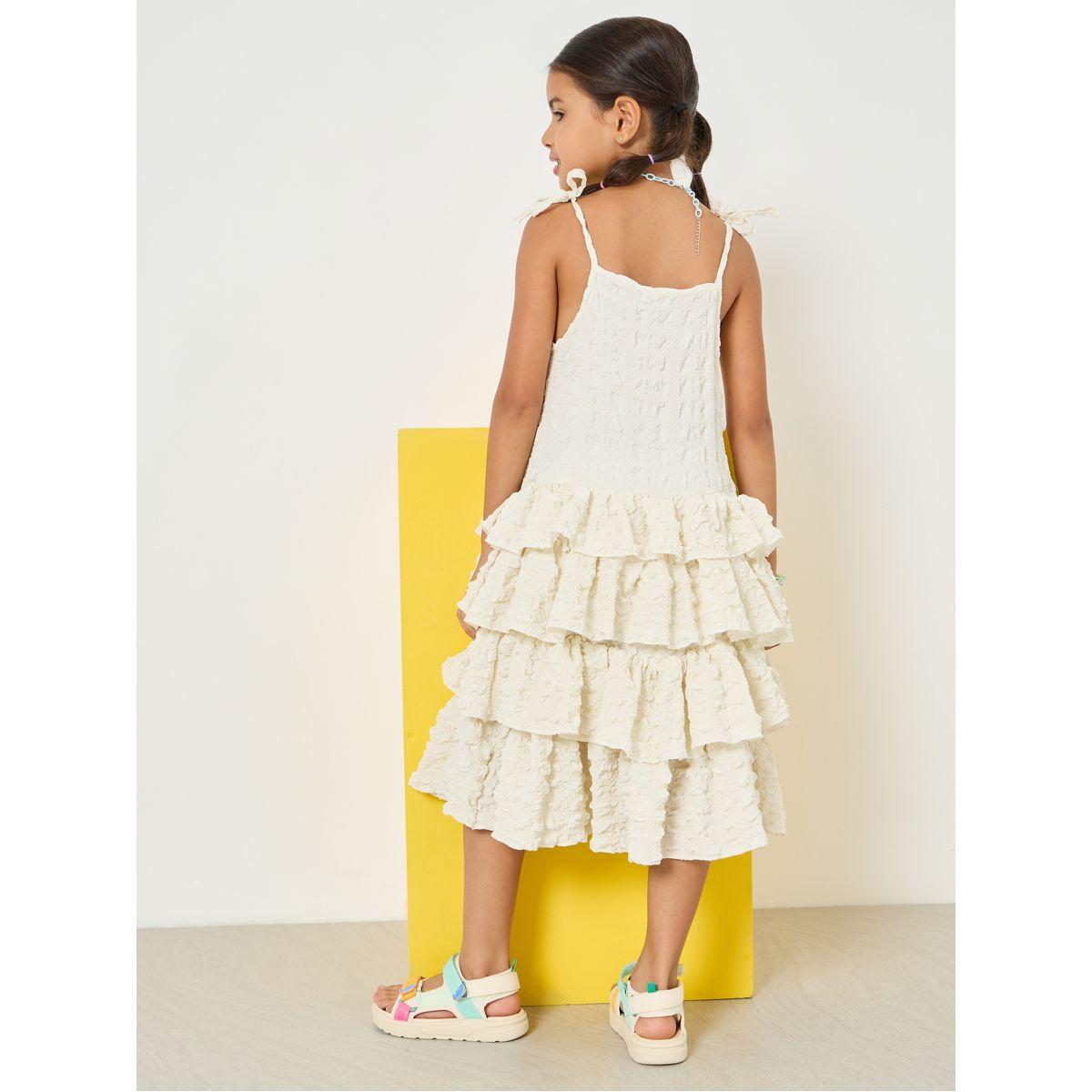 Styli Textured Layer Hem Strappy Dress-girls-clothing-dressesandjumpsuits-image-5