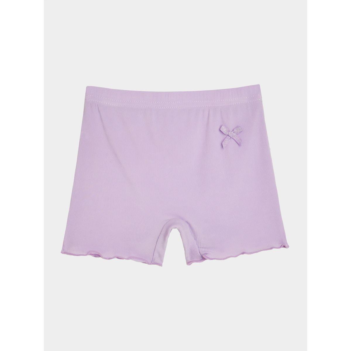 Styli Pack of 2 - Ribbed Knit Short Brief-girls-clothing-innerwear-image-2