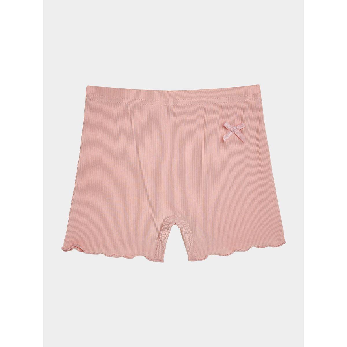 Styli Pack of 2 - Ribbed Knit Short Brief-girls-clothing-innerwear-image-4