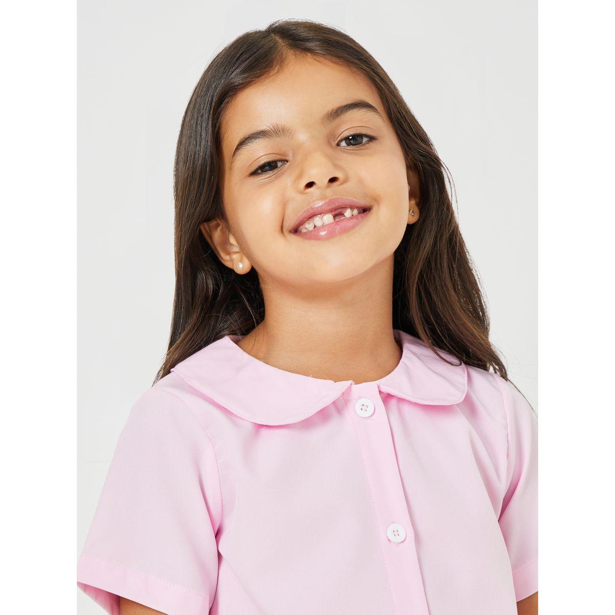 Styli Peter Pan Collar Button Placket Shirts-girls-clothing-blousesandshirts-image-3