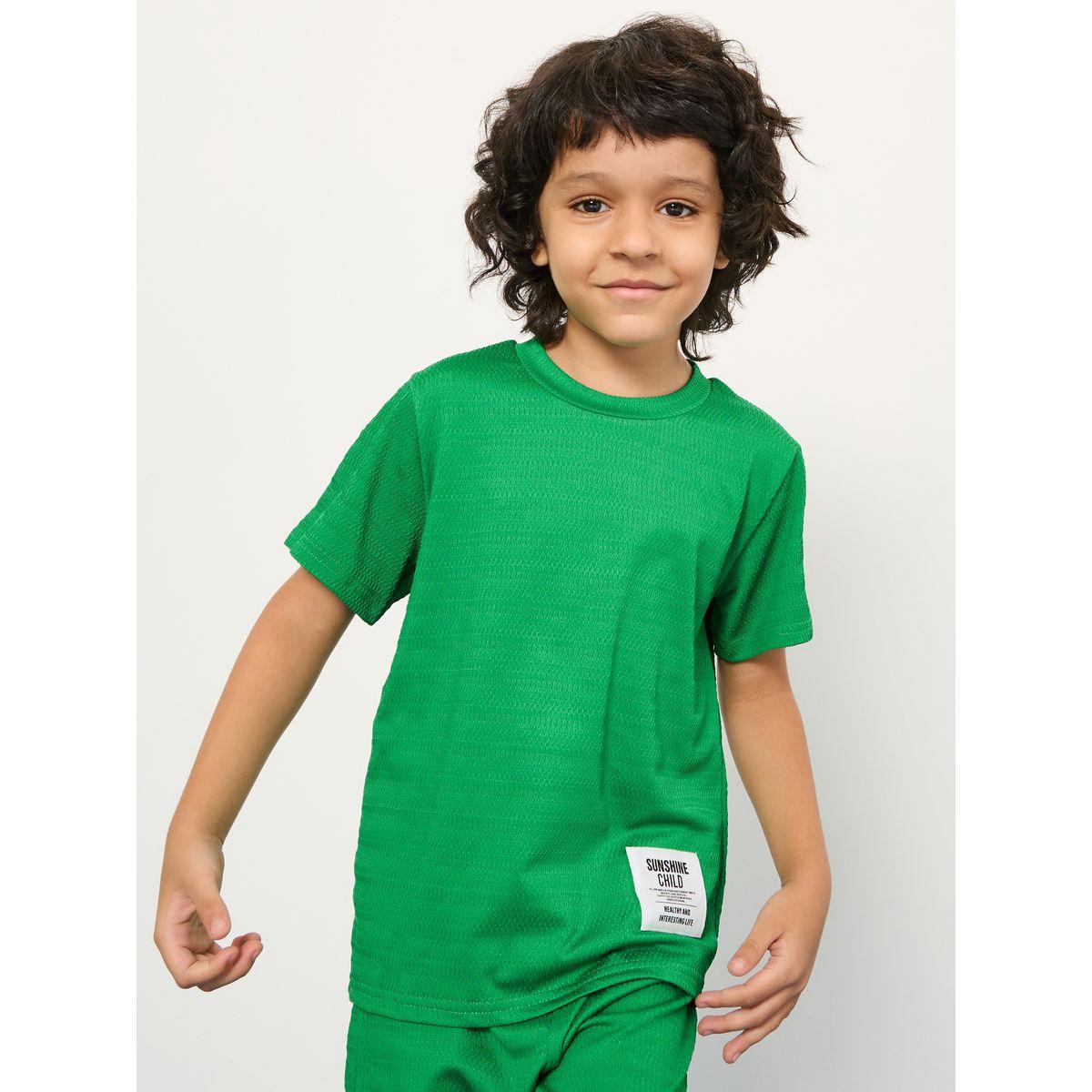 Styli Patch Detail T-Shirt & Shorts Set-boys-clothing-setsandcoords-image-3