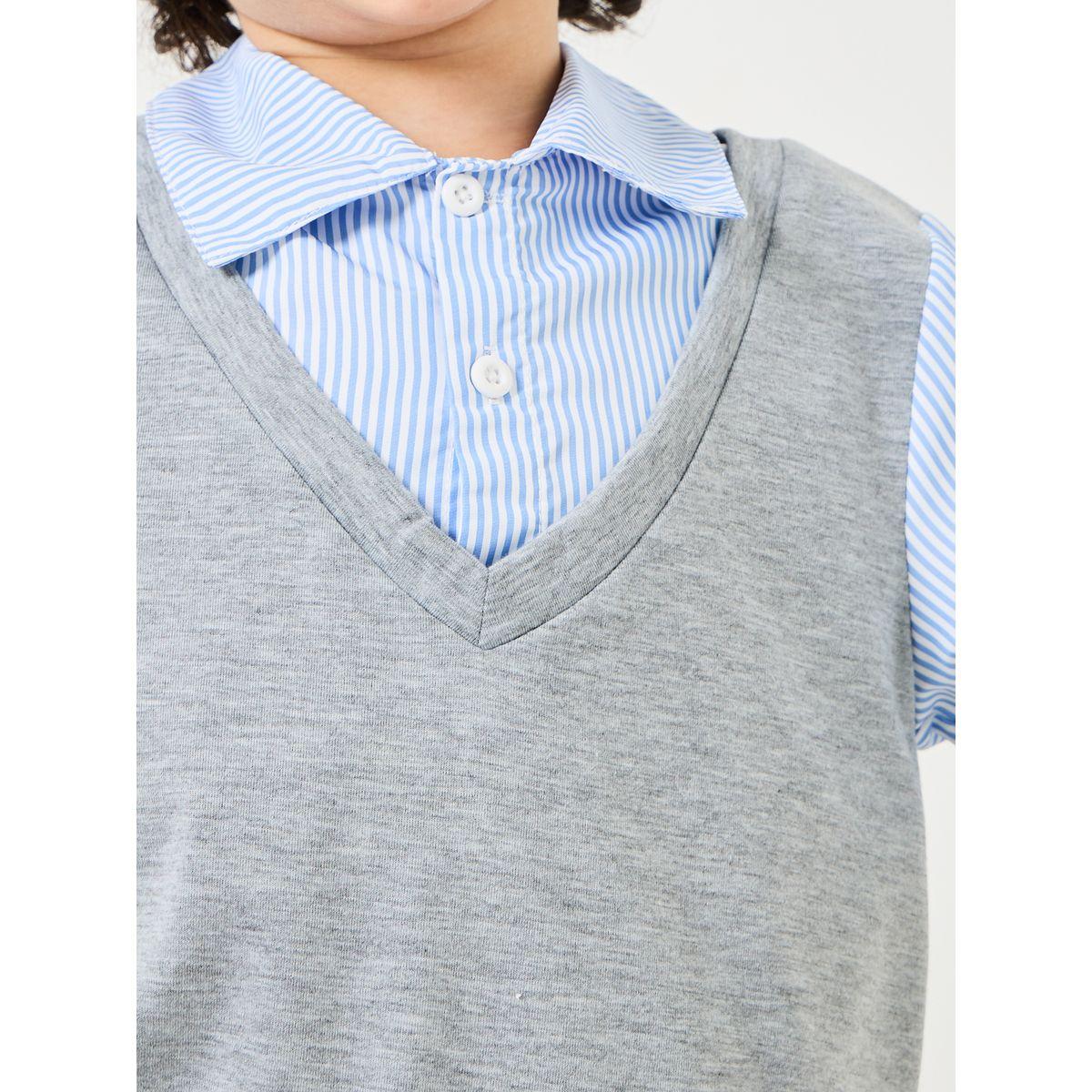 طقم من ( شورت + قميص + جيليه )-boys-clothing-setsandcoords-image-4
