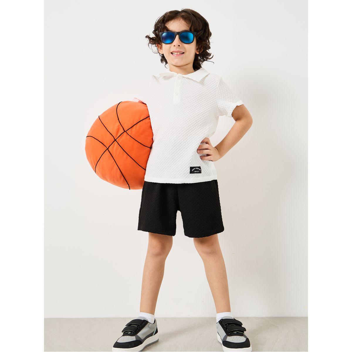طقم من ( شورت + تيشيرت بولو )-boys-clothing-setsandcoords-image-1