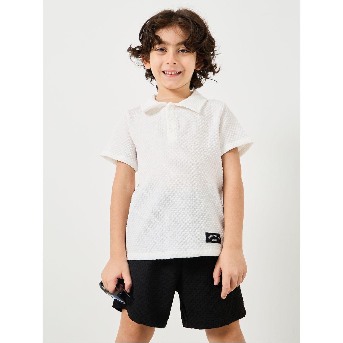 طقم من ( شورت + تيشيرت بولو )-boys-clothing-setsandcoords-image-2