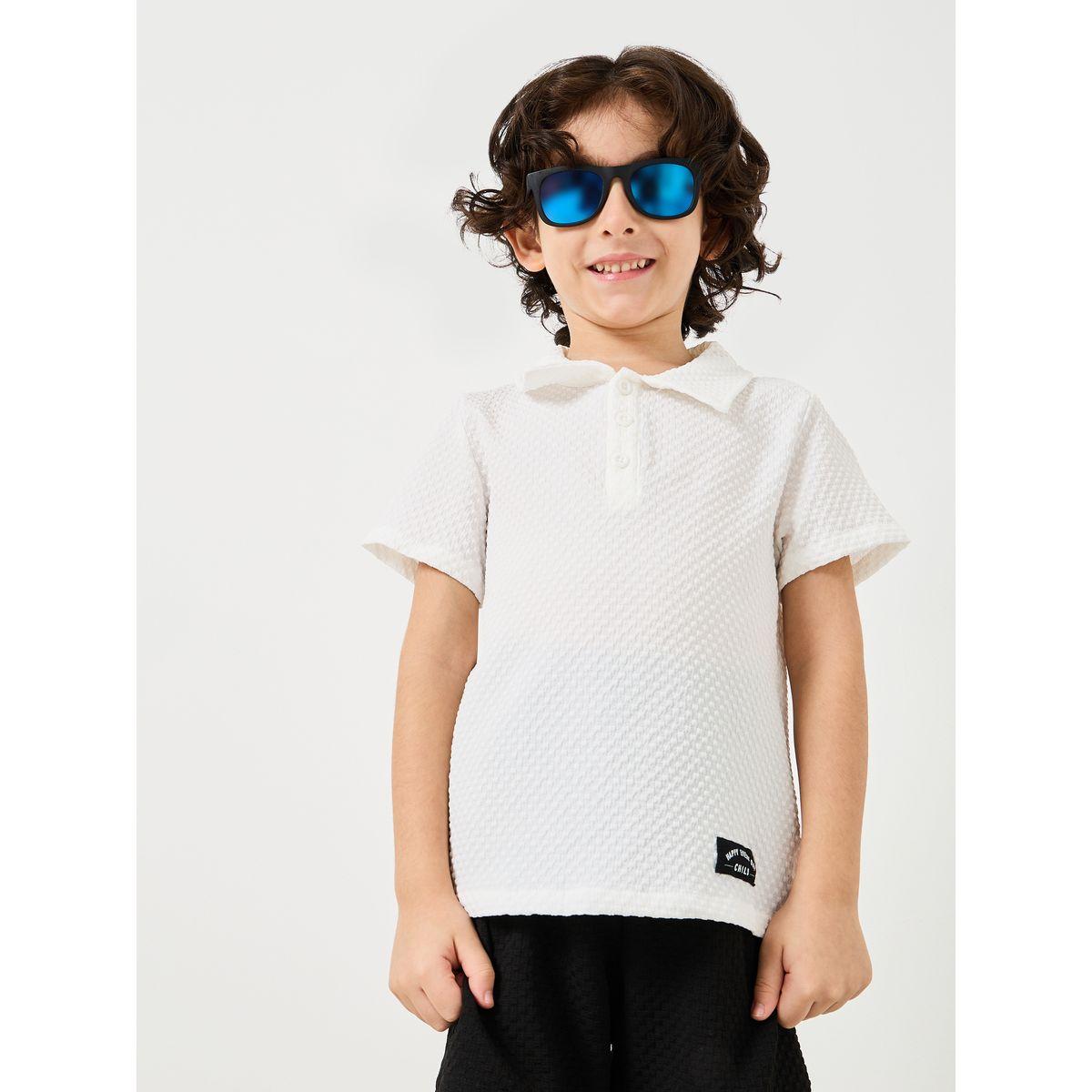 طقم من ( شورت + تيشيرت بولو )-boys-clothing-setsandcoords-image-3