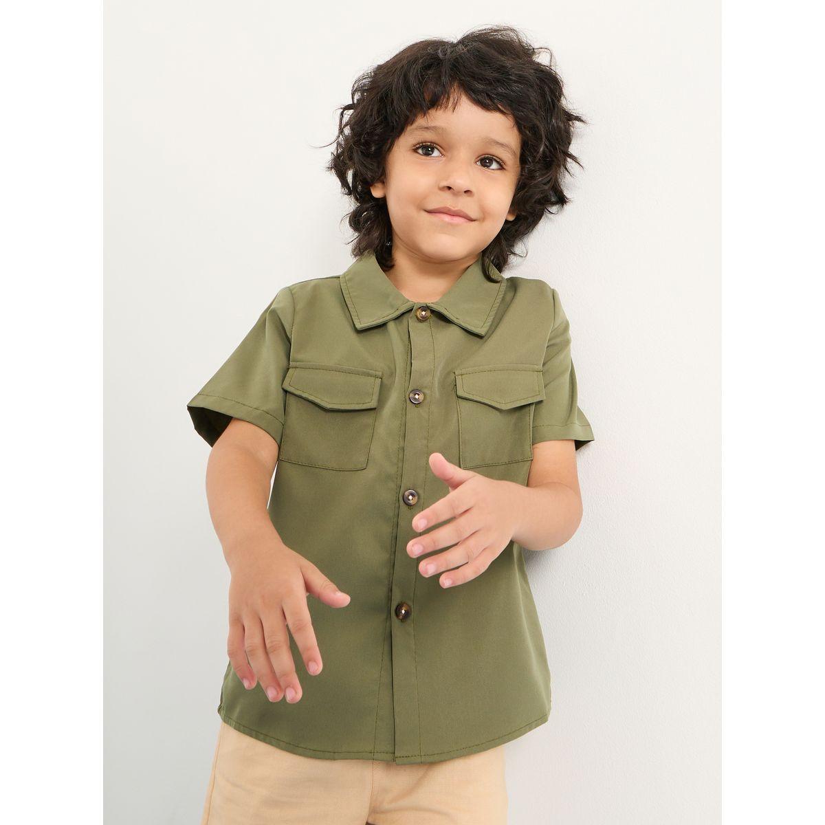 قميص مع جيب بطية وأزرار-boys-clothing-shirts-image-3
