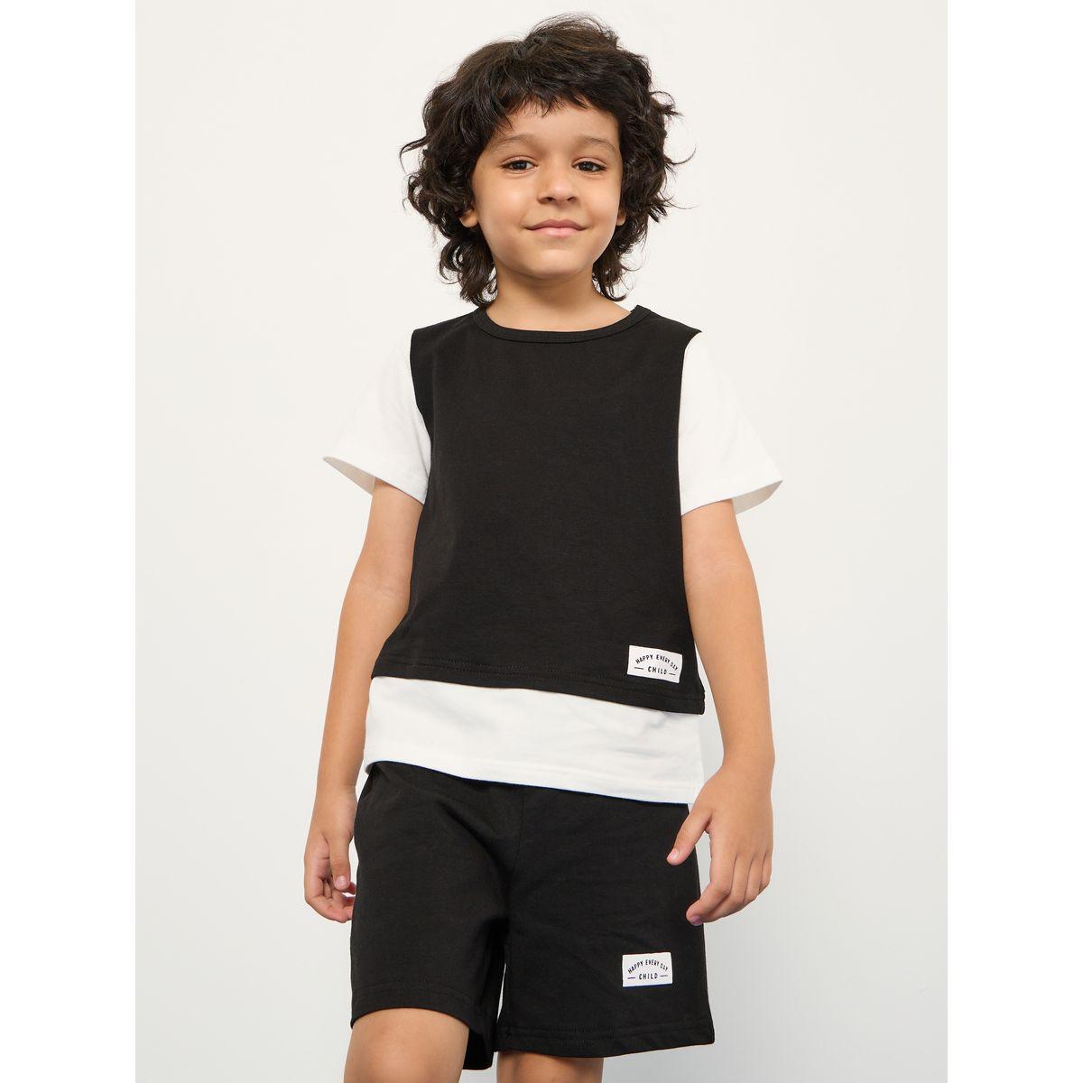 طقم من ( شورت + تيشيرت )-boys-clothing-setsandcoords-image-2