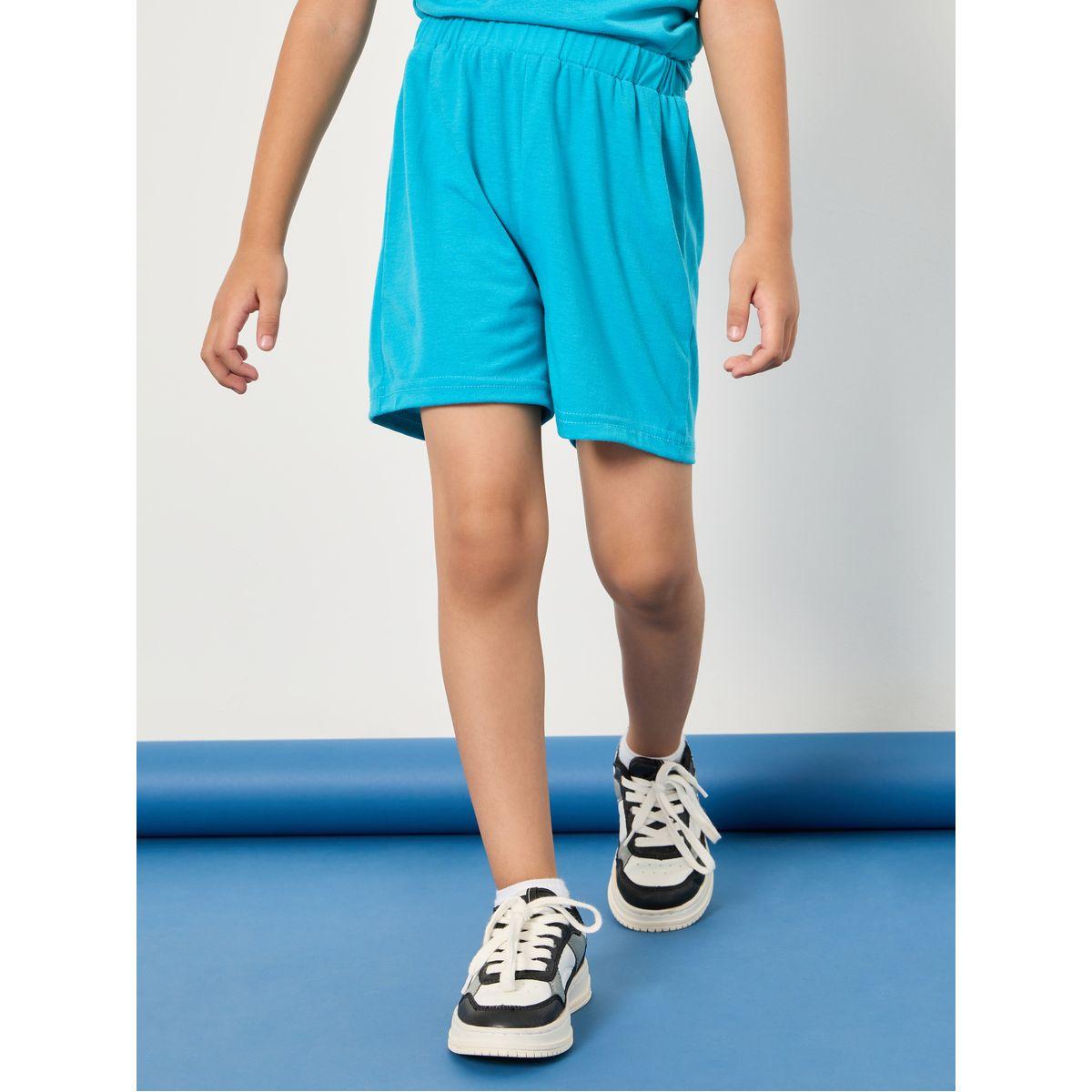 Styli Set of 3 - Solid Round Neck T-Shirt, Shorts & Bag-boys-clothing-setsandcoords-image-4