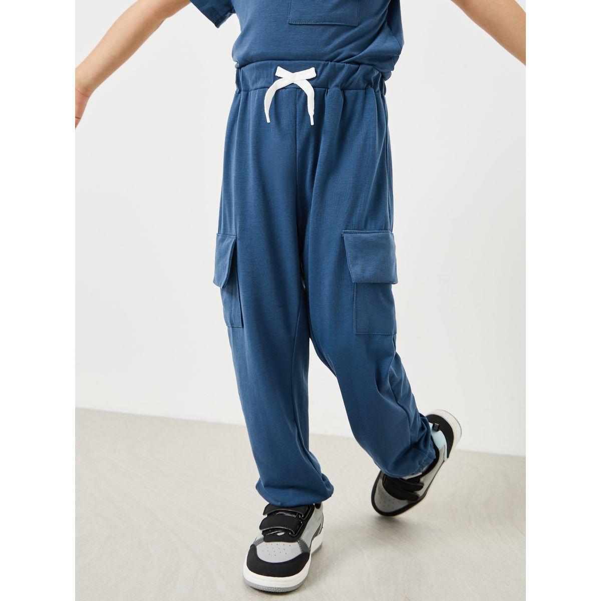 Styli Flap Pocket Detail Sweatshirt and Joggers Set-boys-clothing-setsandcoords-image-3