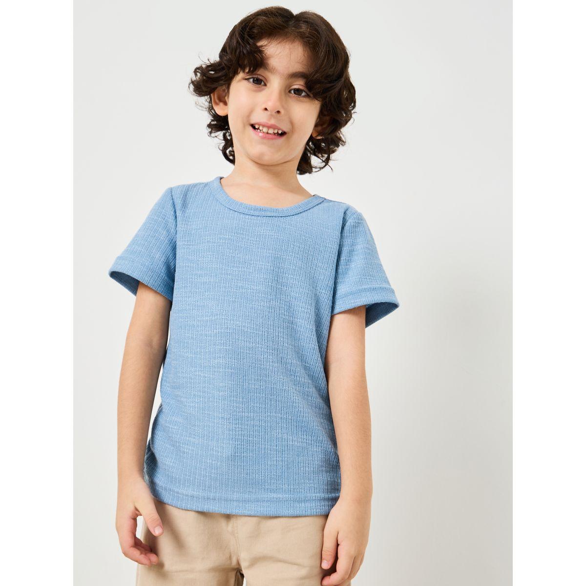 Styli Regular Fit Textured T-shirt-boys-clothing-tshirtsandpolos-image-3