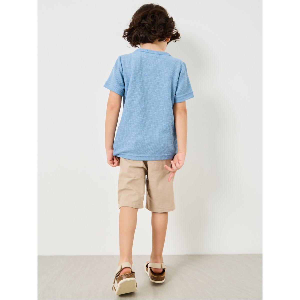 Styli Regular Fit Textured T-shirt-boys-clothing-tshirtsandpolos-image-5