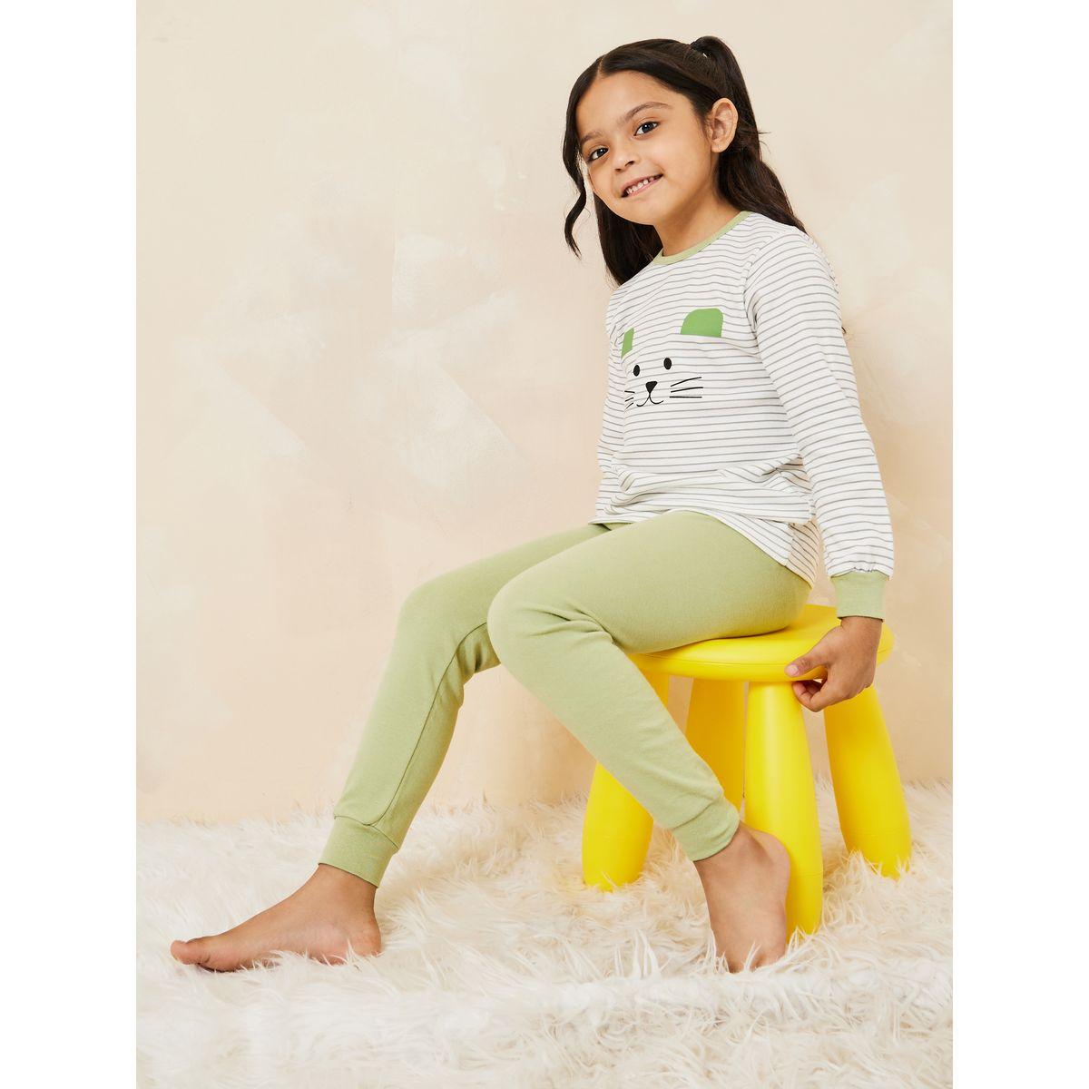 طقم بيجاما من ( بنطال + بلوزة )-girls-clothing-nightwear-image-1