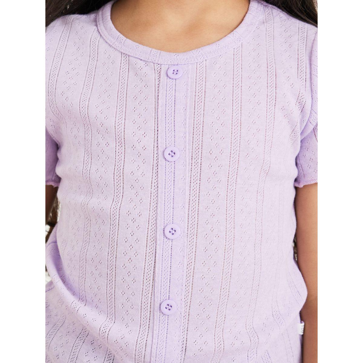 بلوزة كاجوال باكمام قصيرة-girls-clothing-tshirts-image-4