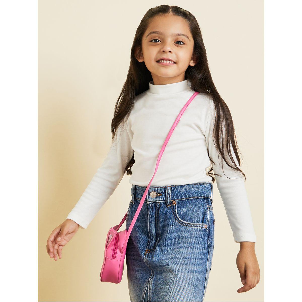 بلوزة بياقة عالية واكمام طويلة-girls-clothing-tshirts-image-1