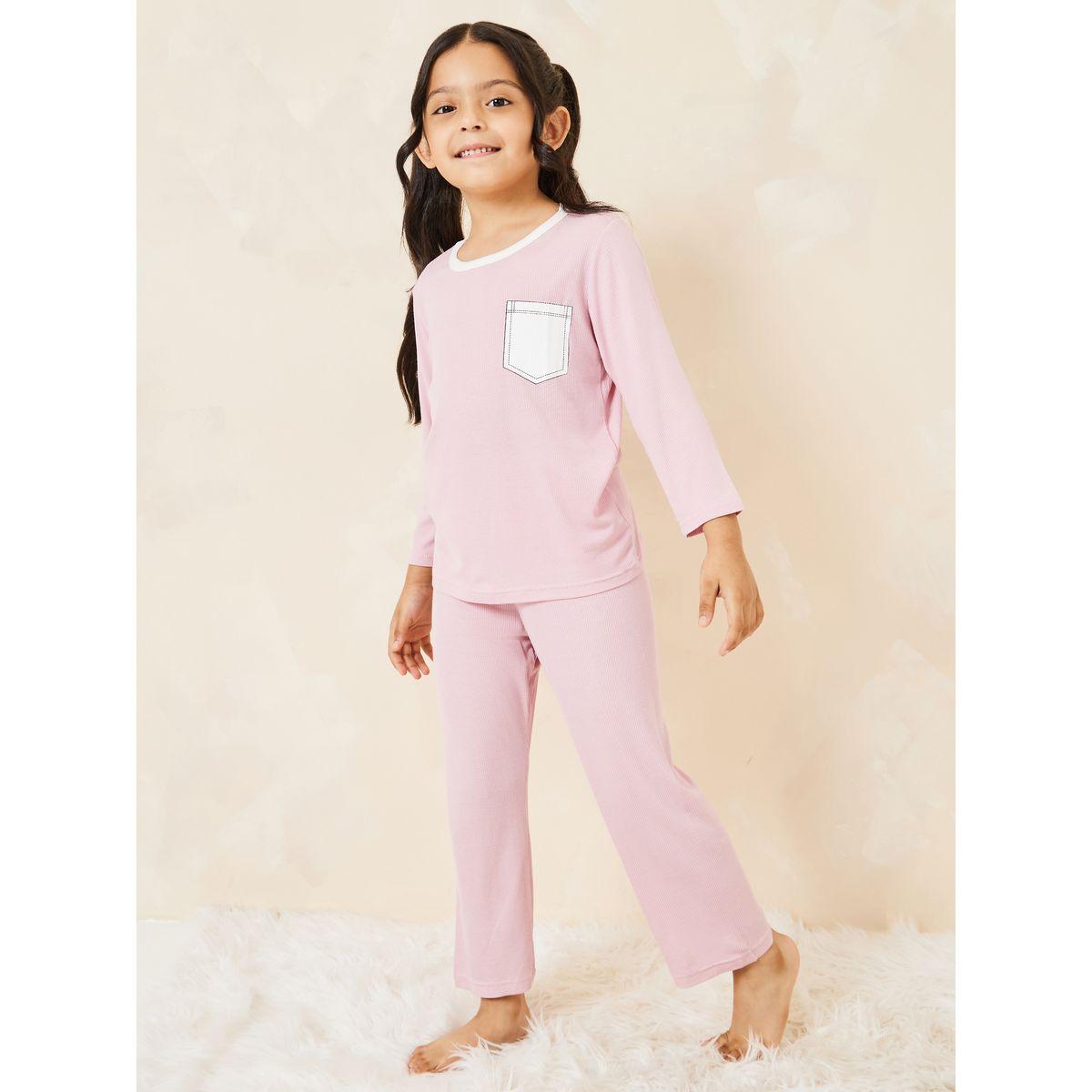 طقم بيجاما من ( بنطال + تيشيرت )-girls-clothing-nightwear-image-2