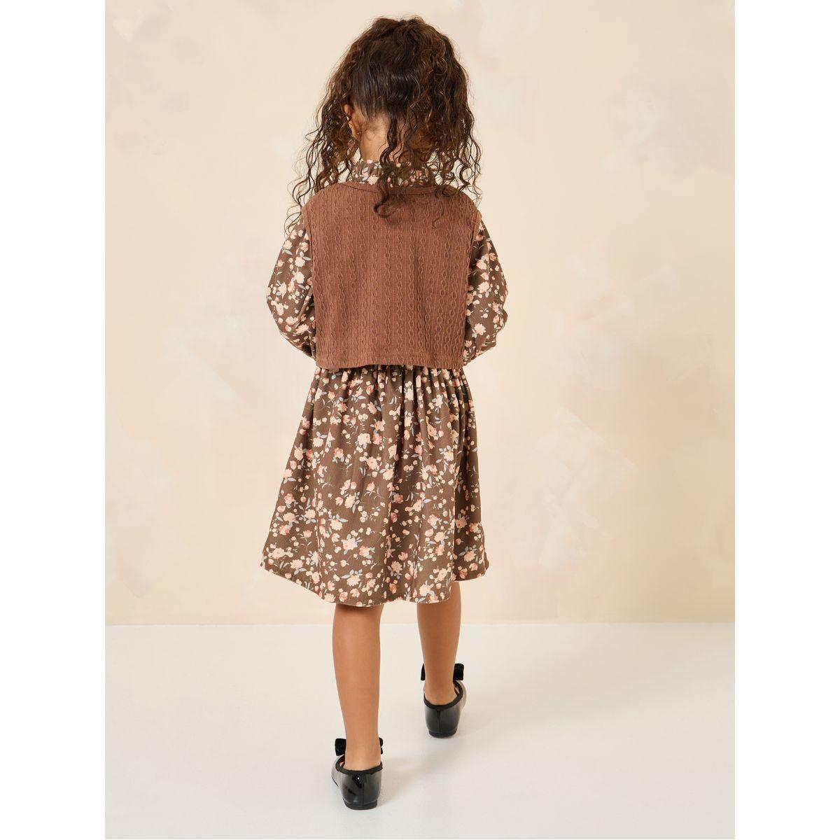 Styli Floral Print Dress With Tank Top-girls-clothing-dressesandjumpsuits-image-4
