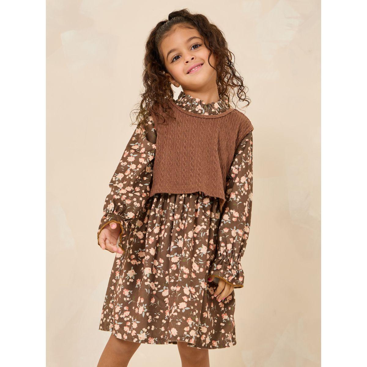 Styli Floral Print Dress With Tank Top-girls-clothing-dressesandjumpsuits-image-5