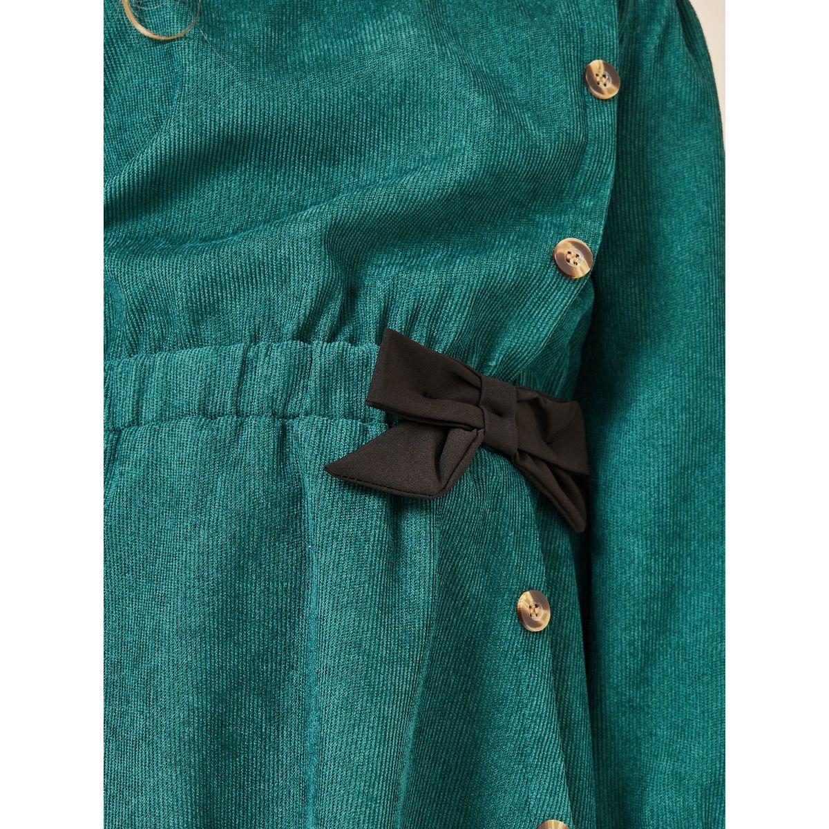 فستان كوردروي مزين بفيونكة-girls-clothing-dressesandjumpsuits-image-3