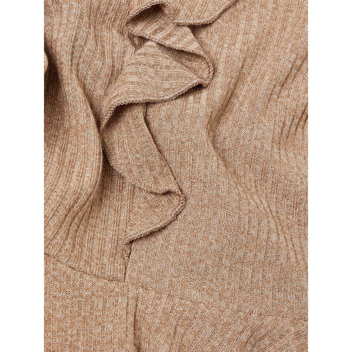 Styli Ribbed Ruffle Detail Top and Legging Set-girls-clothing-setsandcoords-image-6