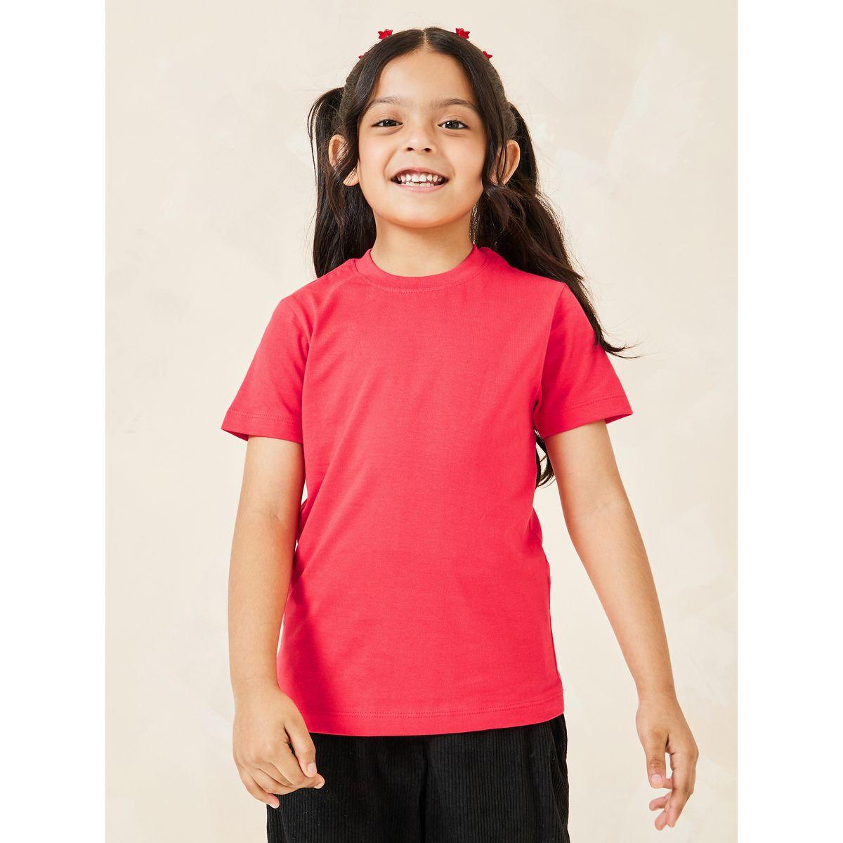 تيشيرت قطن سادة-girls-clothing-tshirts-image-4
