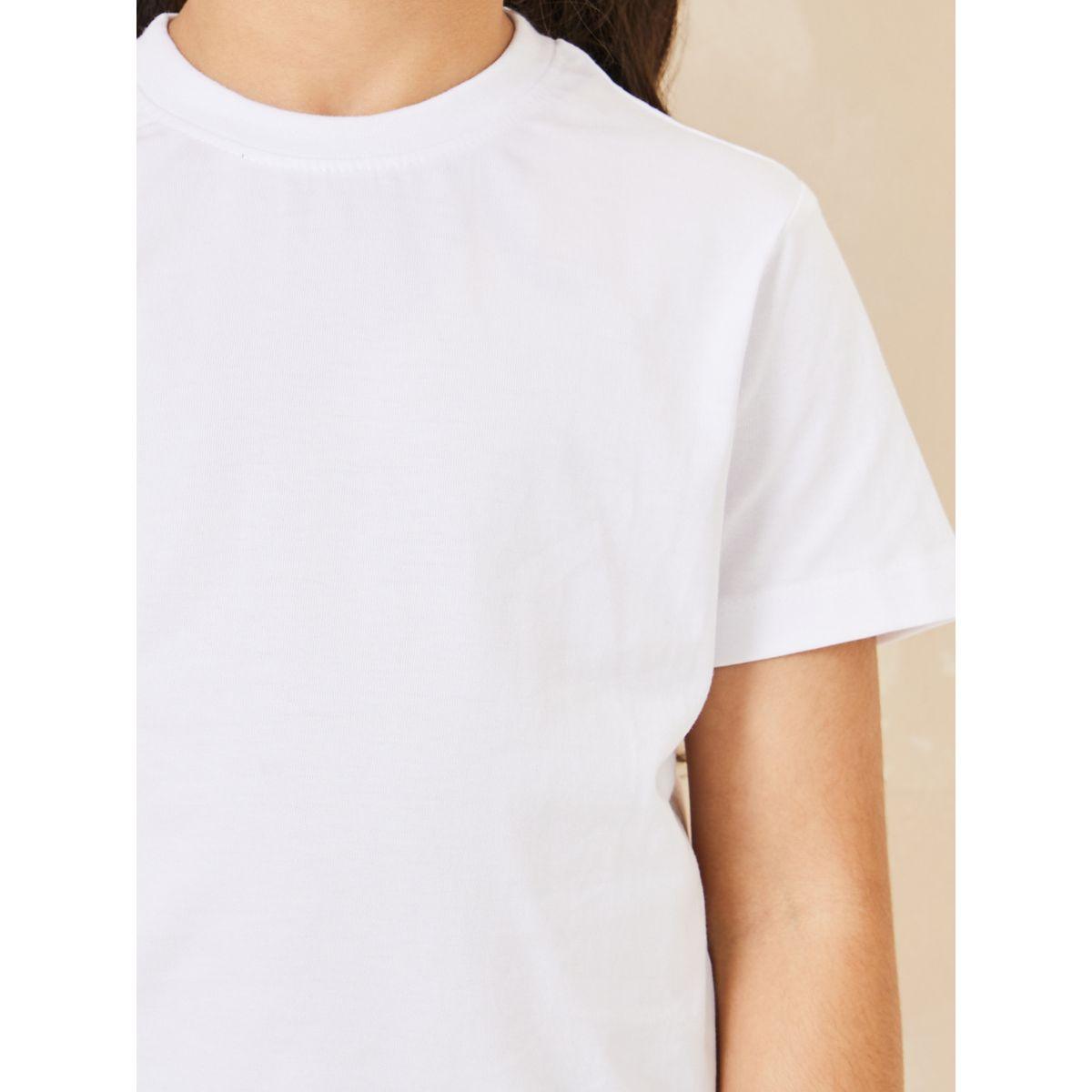 تيشيرت سادة بياقة دائرية-girls-clothing-tshirts-image-4