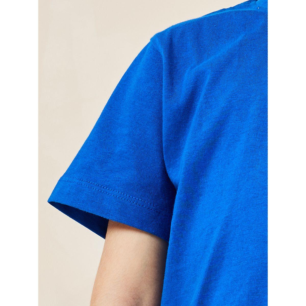 تيشيرت قطن سادة بأكمام قصيرة-boys-clothing-tshirtsandpolos-image-8