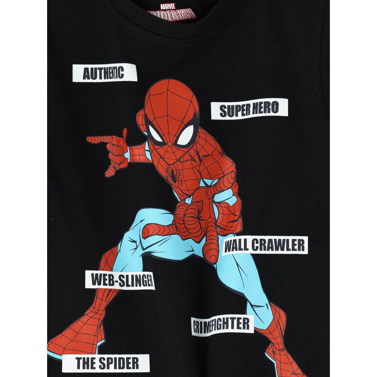URBAN HAUL X Styli Marvel Spider Man Junior T-Shirt & Pyjama Set-boys-clothing-nightwear-image-4