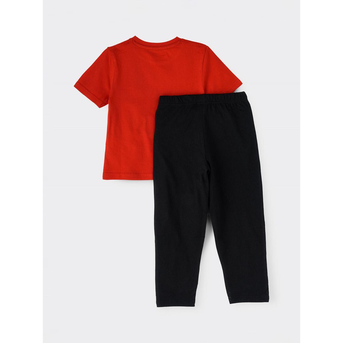 URBAN HAUL X Styli Marvel Spider Man Junior T-Shirt & Pyjama Set-boys-clothing-nightwear-image-2