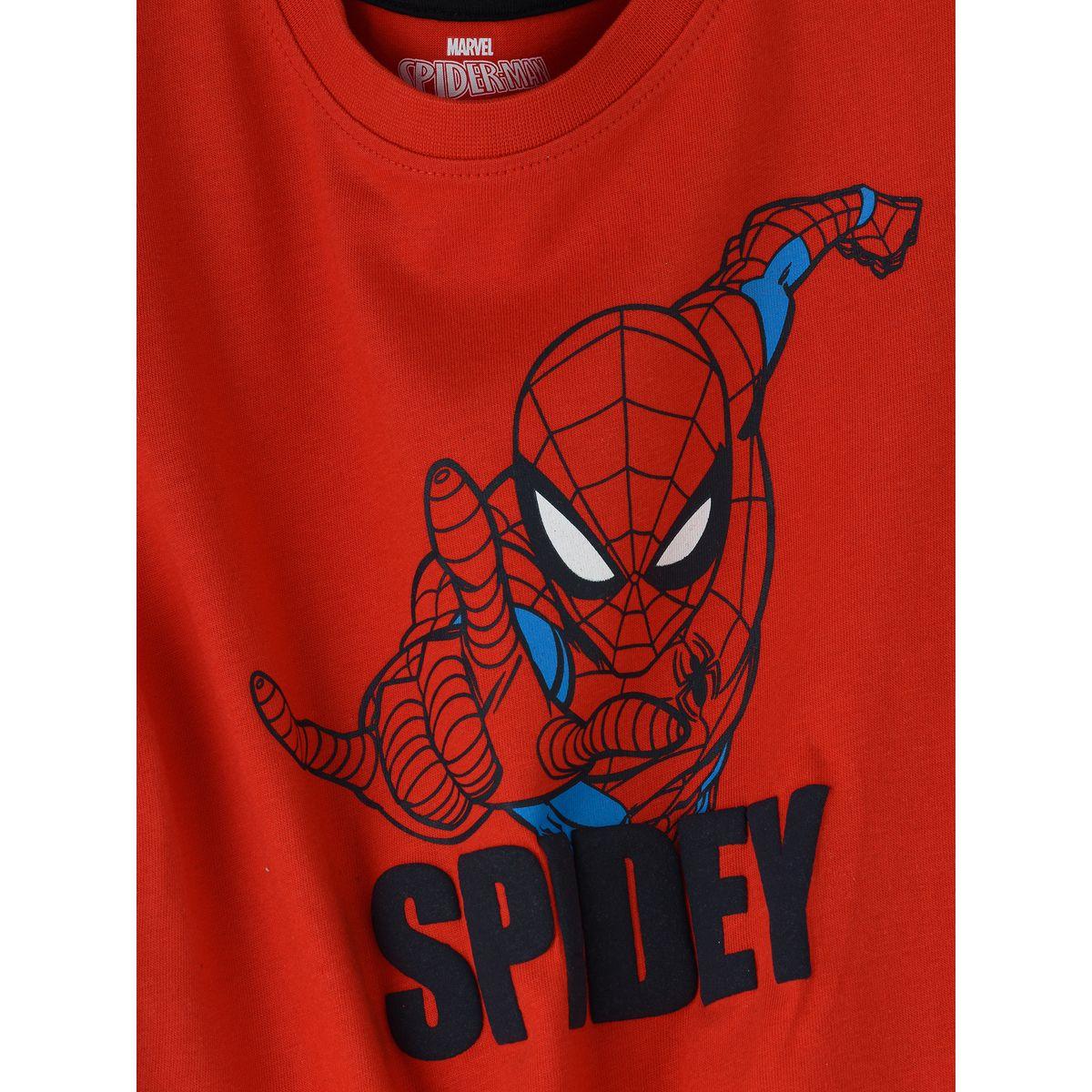 URBAN HAUL X Styli Marvel Spider Man Junior T-Shirt & Pyjama Set-boys-clothing-nightwear-image-3