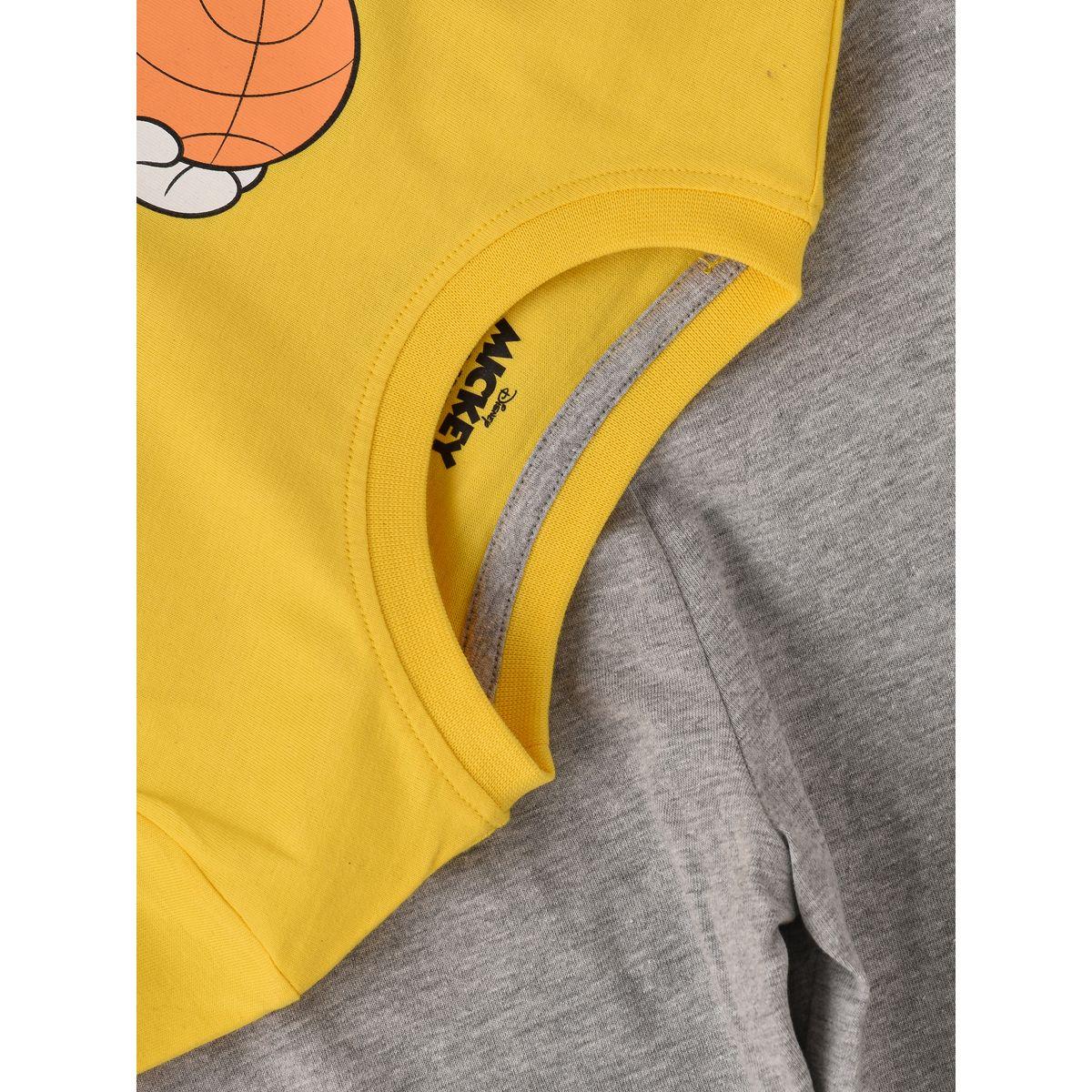 URBAN HAUL X Styli Disney Mickey & Friends Junior T-Shirt & Pyjama Set-boys-clothing-nightwear-image-4
