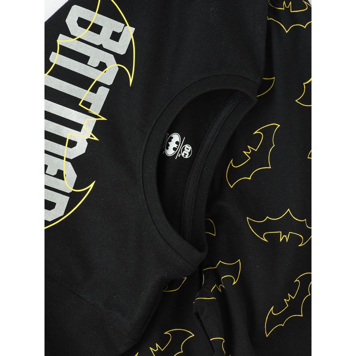 URBAN HAUL X Styli Warner Bros Batman Senior T-Shirt & Pyjama Set-boys-clothing-nightwear-image-3
