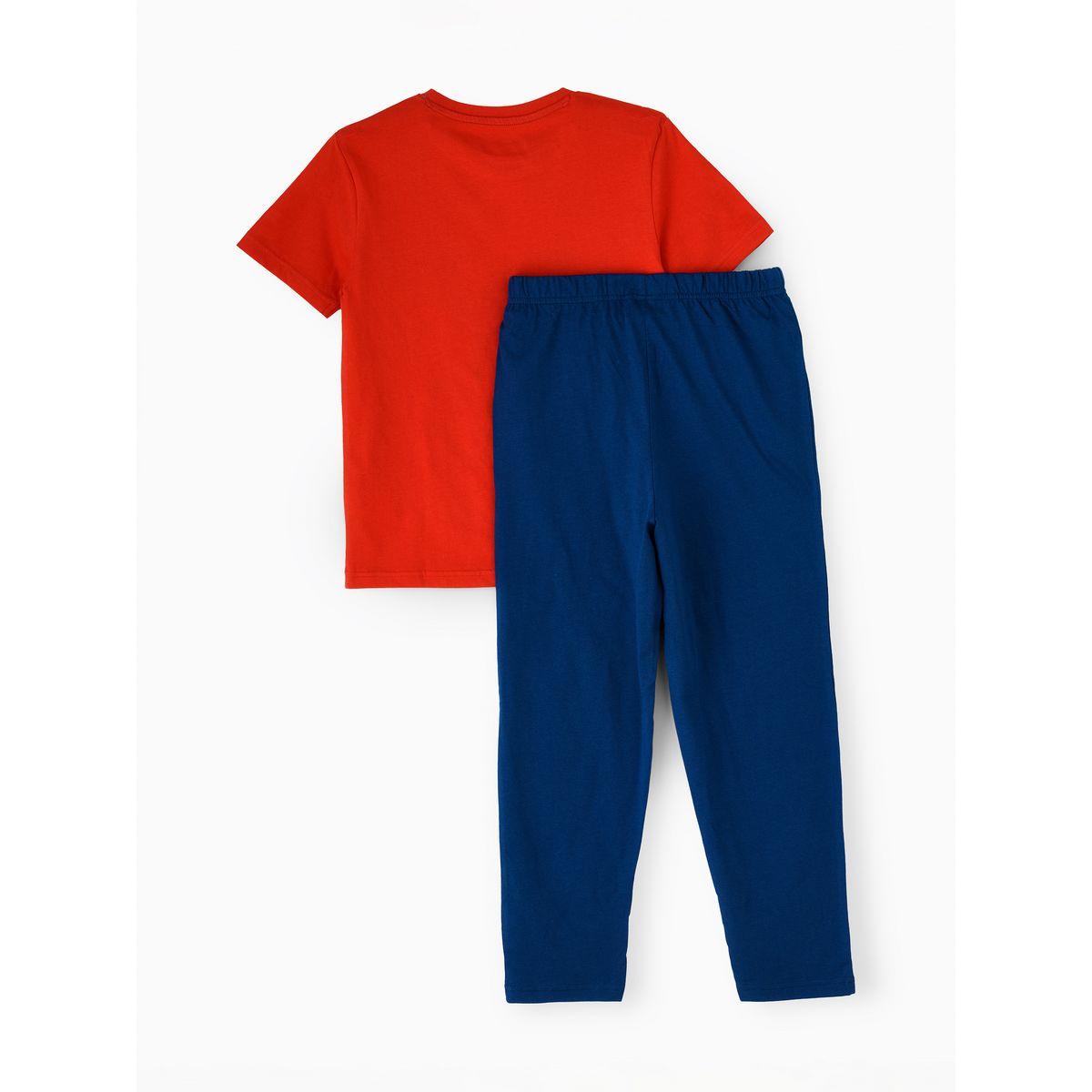 URBAN HAUL X Styli Marvel Spider Man Senior T-Shirt & Pyjama Set-boys-clothing-nightwear-image-2