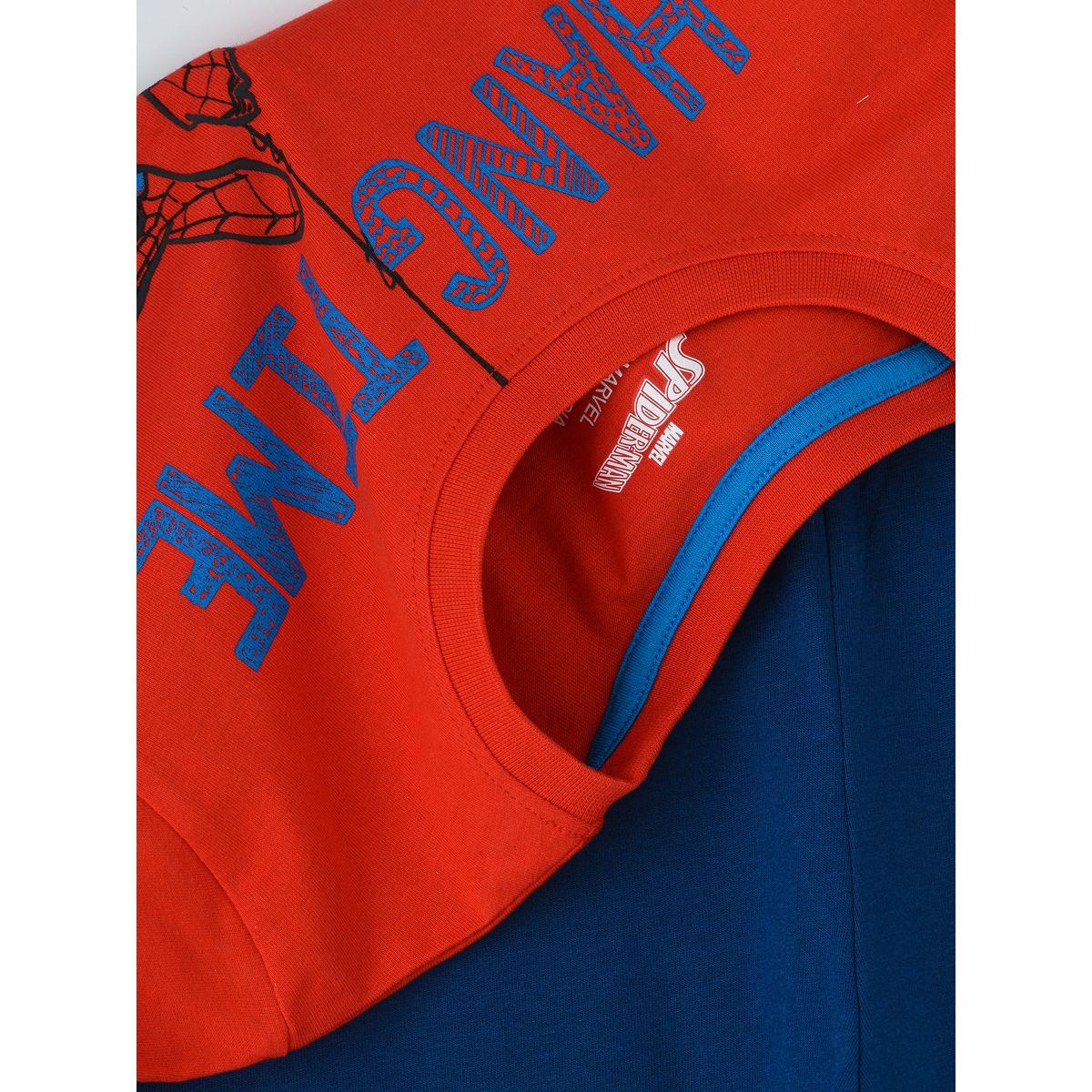 URBAN HAUL X Styli Marvel Spider Man Senior T-Shirt & Pyjama Set-boys-clothing-nightwear-image-4