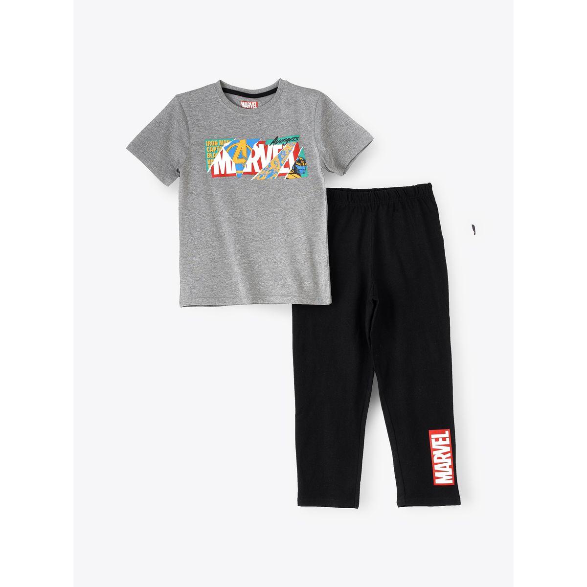 URBAN HAUL X Styli Marvel Comics Senior T-Shirt & Pyjama Set-boys-clothing-nightwear-image-1