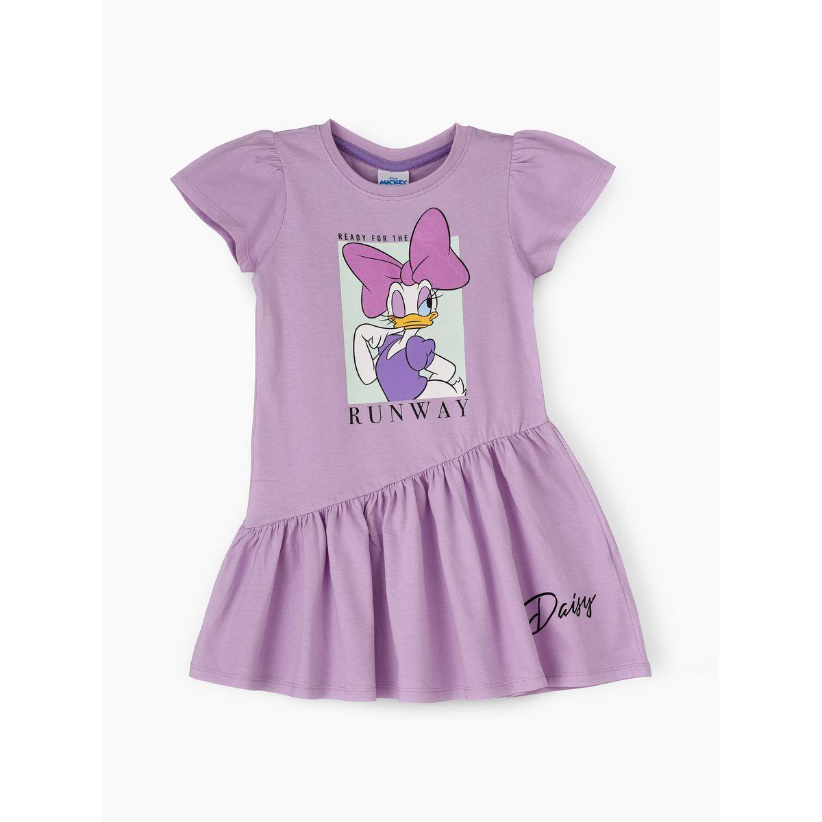 فستان بطبعة ديزني واكمام قصيرة أوربان هُول × ستايلي-girls-clothing-dressesandjumpsuits-image-1