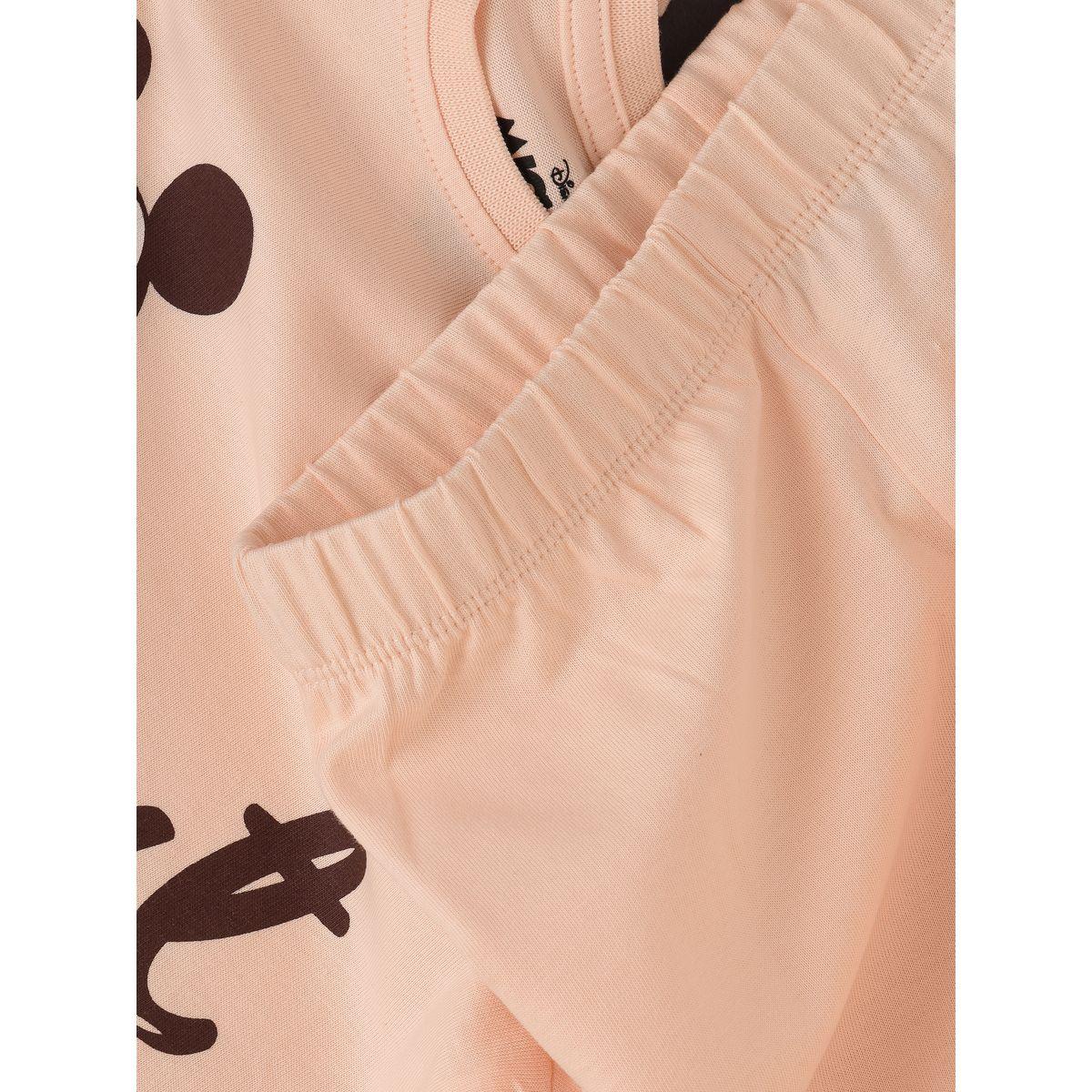URBAN HAUL X Styli Disney Mickey Mouse T-Shirt & Pyjama Set-girls-clothing-nightwear-image-3