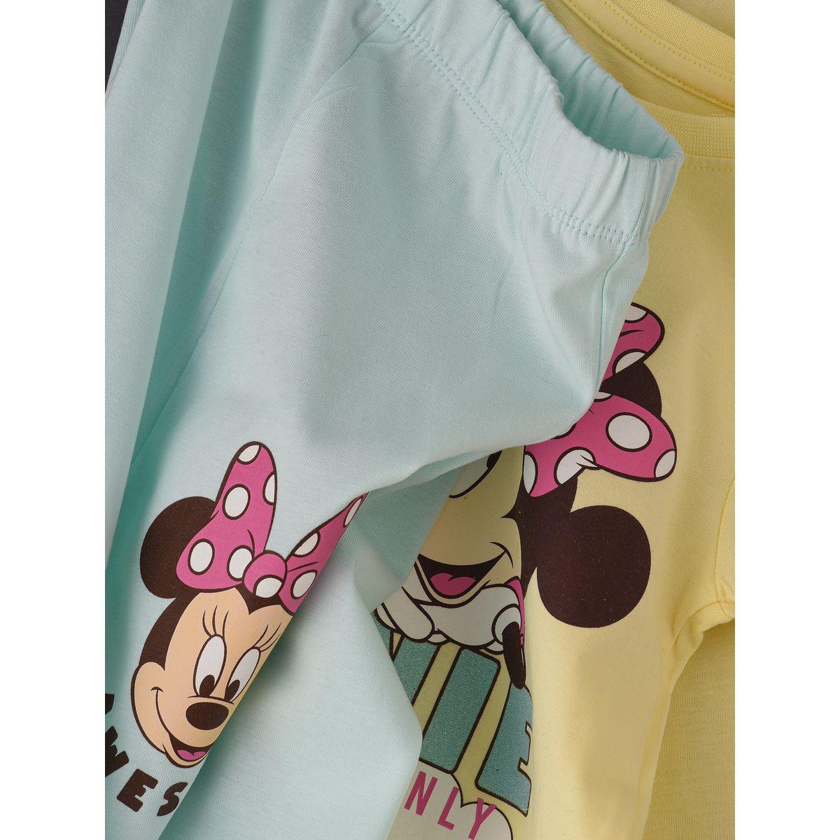 URBAN HAUL X Styli Disney Minnie Mouse T-Shirt & Pyjama Set-girls-clothing-nightwear-image-4