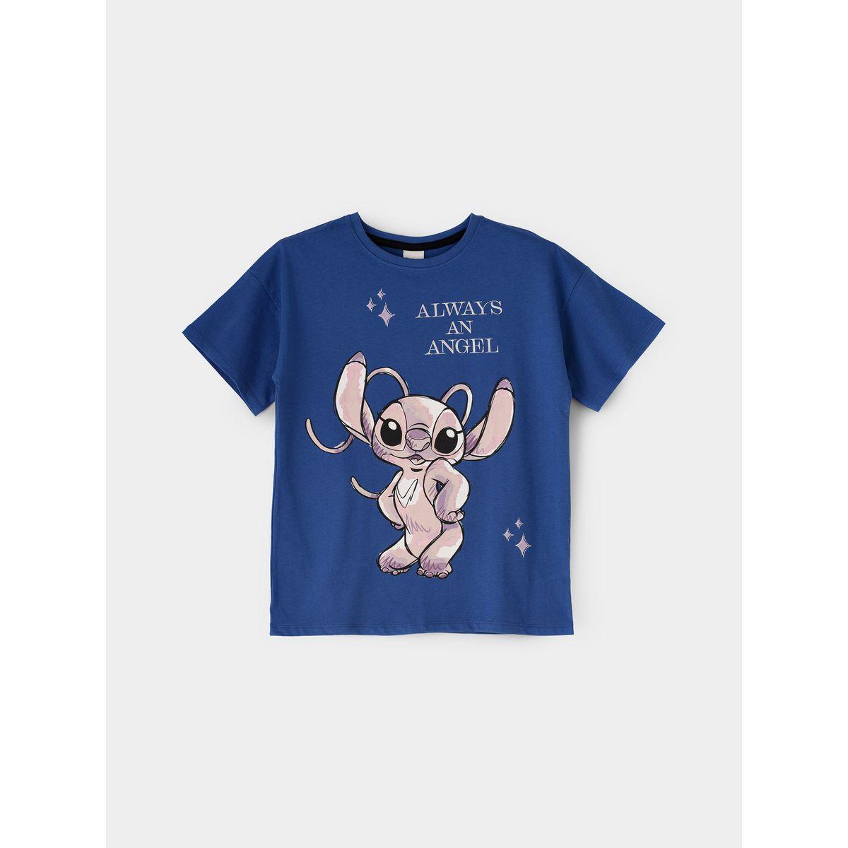URBAN HAUL X Styli Disney Lilo & Stitch Print T-Shirt-girls-clothing-tshirts-image-1