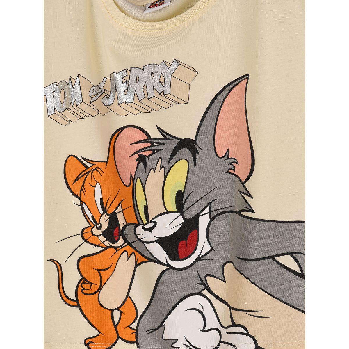 URBAN HAUL X Styli Warner Bros Tom & Jerry Print Boxy T-Shirt-girls-clothing-tshirts-image-3
