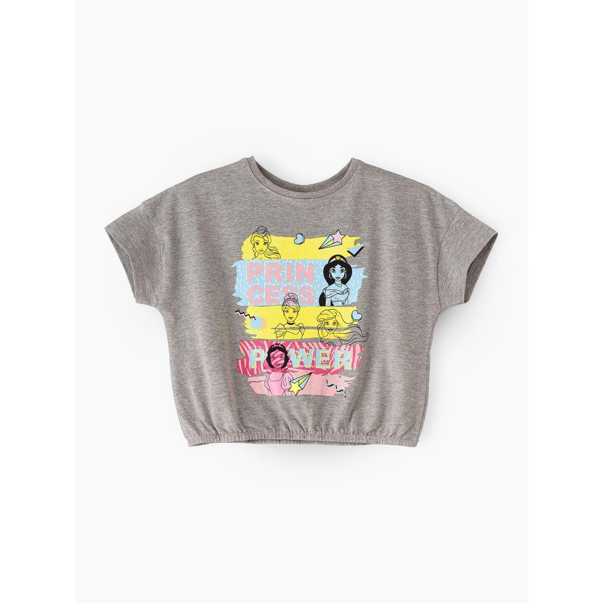 URBAN HAUL X Styli Disney Princess Print T-Shirt-girls-clothing-tshirts-image-1