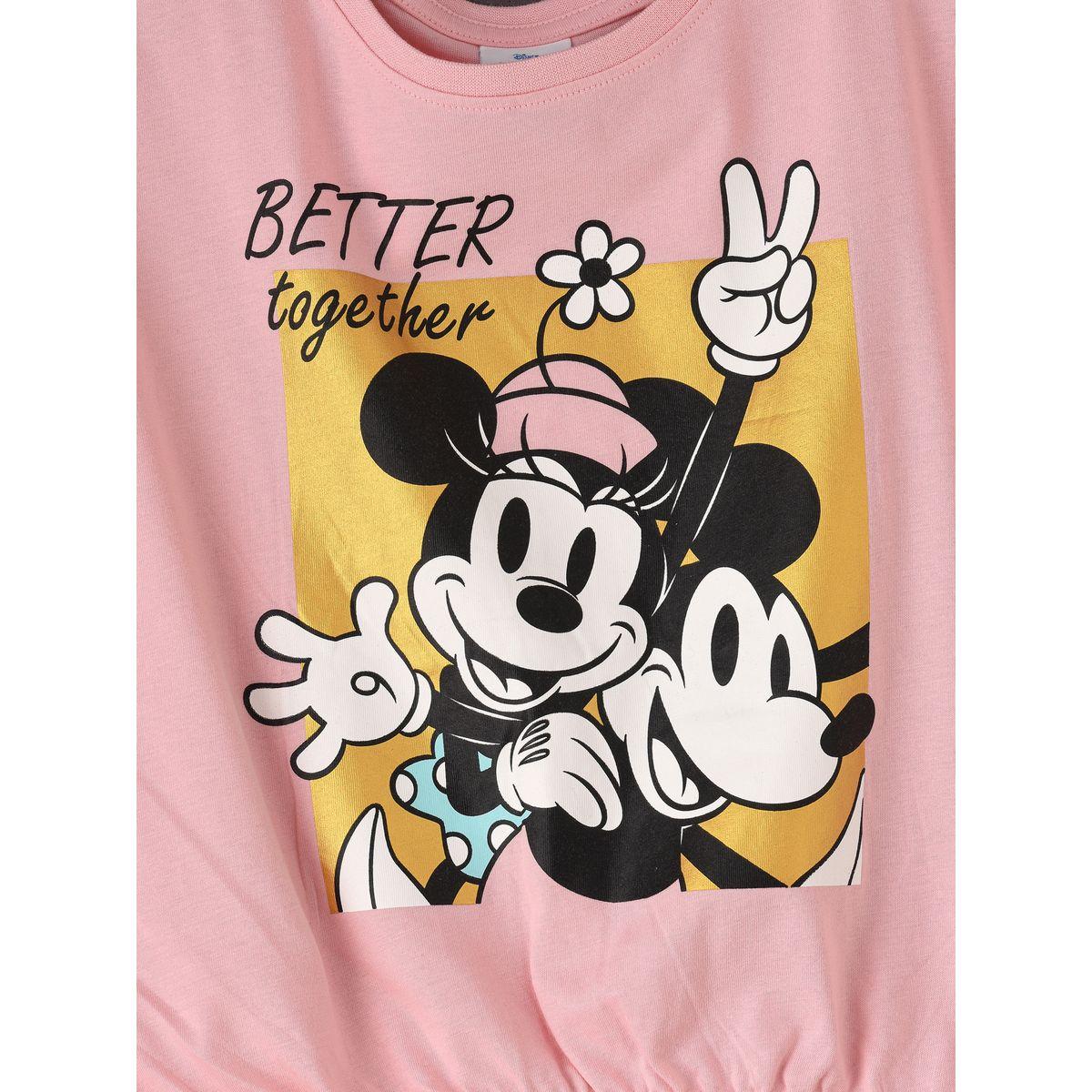 URBAN HAUL X Styli Disney Mickey& Minnie Print Boxy T-shirt-girls-clothing-tshirts-image-3