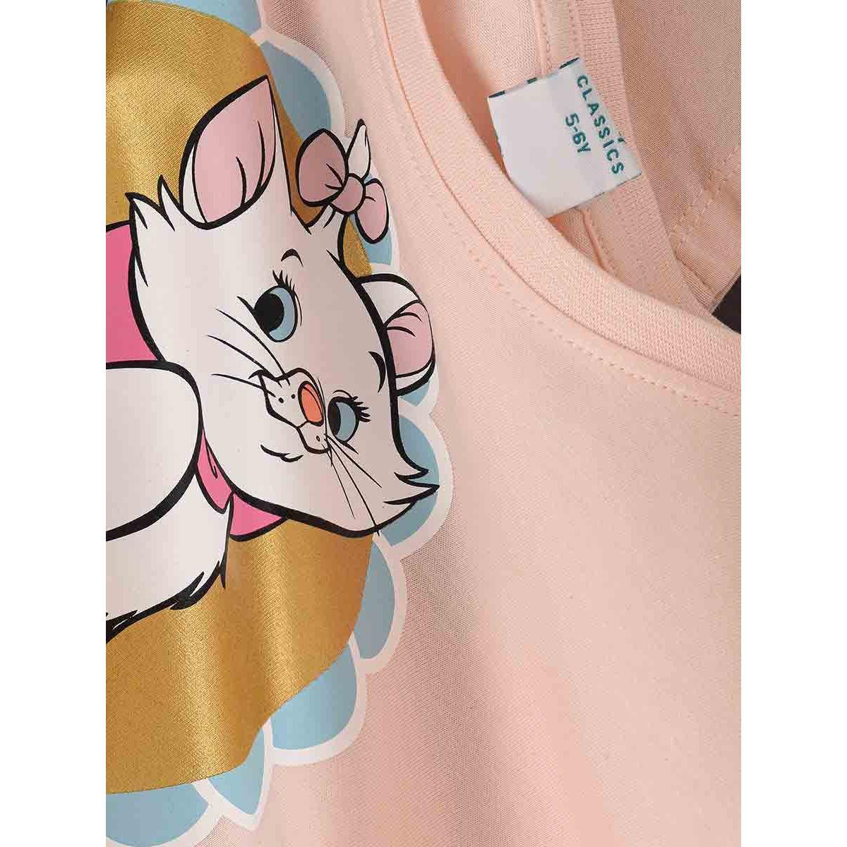 URBAN HAUL X Styli Disney Marie The Cat Print Boxy T-Shirt-girls-clothing-tshirts-image-4