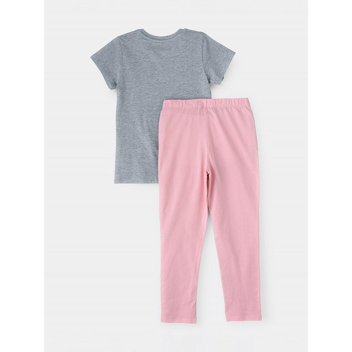 URBAN HAUL X Styli Disney Classic Senior T-Shirt & Pyjama Set-girls-clothing-nightwear-image-2