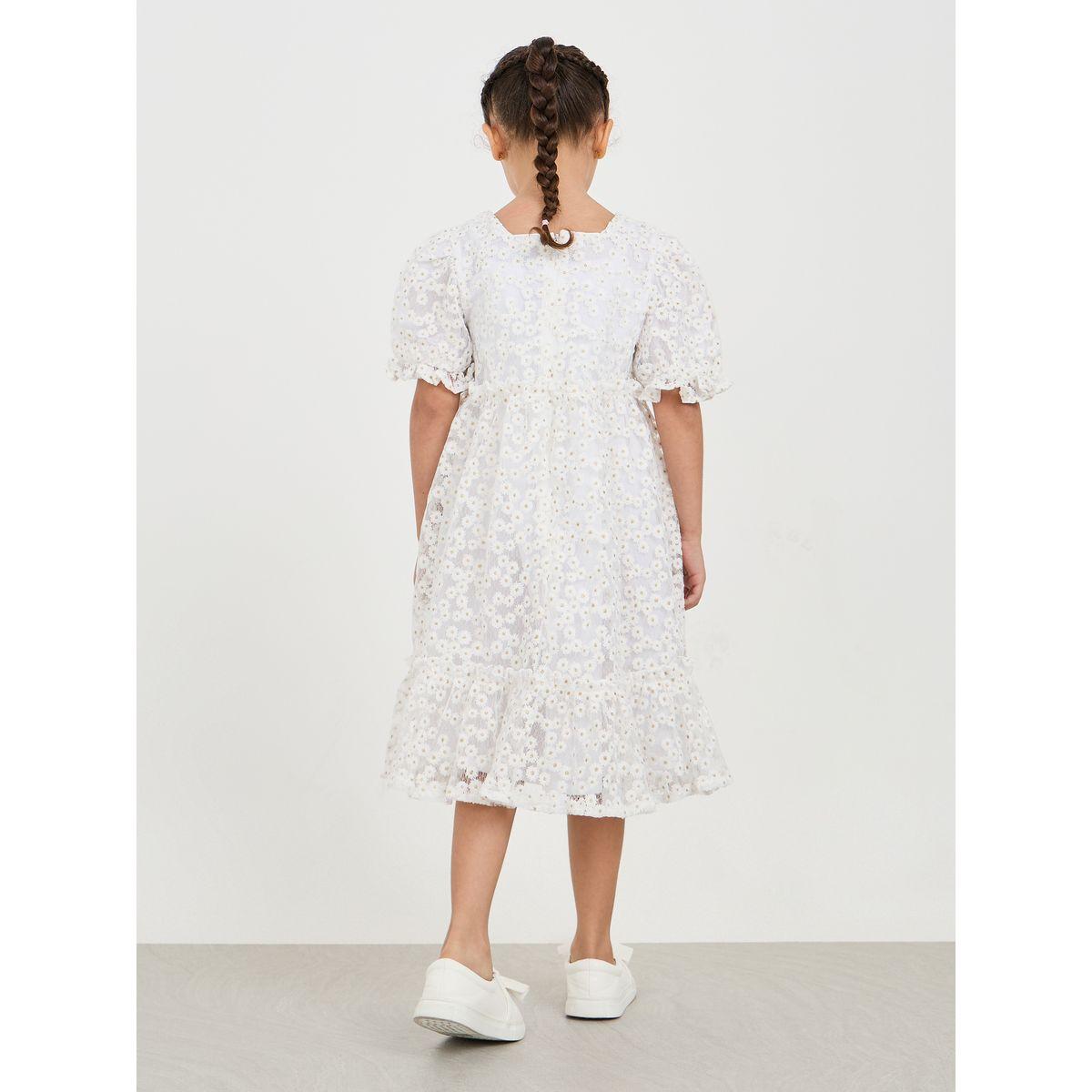 Styli Daisy Print Square Neck Dress-girls-clothing-dressesandjumpsuits-image-4